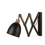 Opviq Sivani - MR - 725 Lámpara de pared negra y vintage